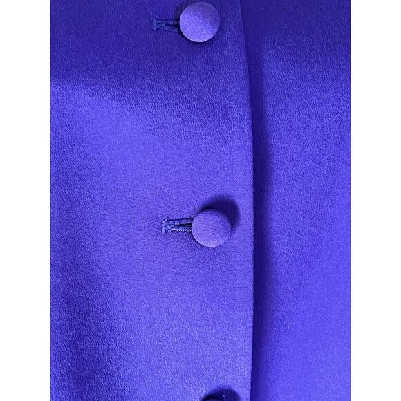 Design by Pat Argenti Royal Blue/Purple Blazer 10P - Picture 2 of 4